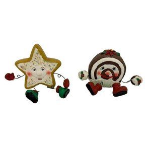 2 Anthropomorphic Holiday Self Sitters Collections Etc‎ Star Cinnamon Roll